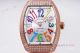 New Franck Muller Vanguard 32 Replica Ladies Watch With Pink Leather Strap (9)_th.jpg